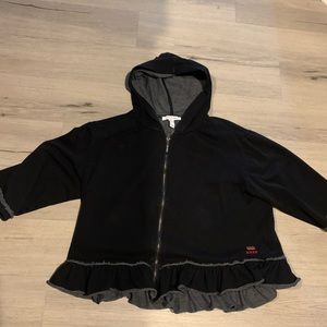 Peace Love World Black Hoodie